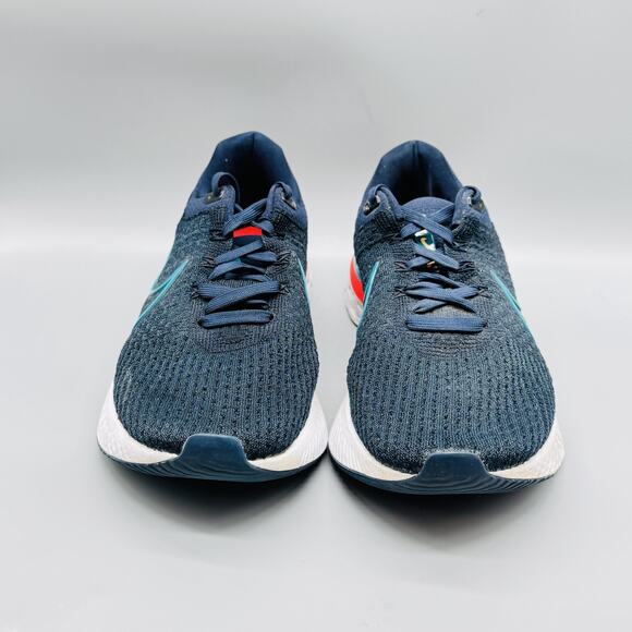 Nike Shoes Mens 12 Blue React Infinity Run Flyknit 3 Runners Running Sneakers - Picture 3 of 13
